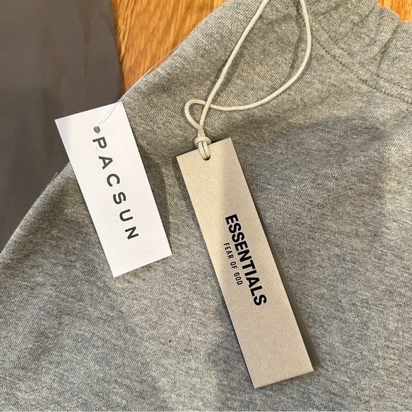 Essentials relaxed sweatpants joggers dark oatmeal SS22 - Picture 4 of 15